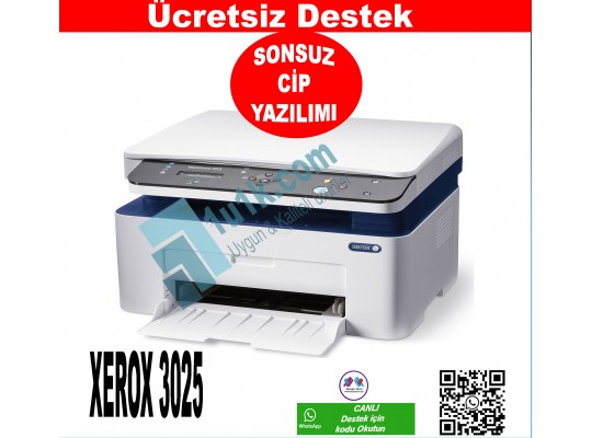 xerox 3025 sozsuz toner reset yazılımı